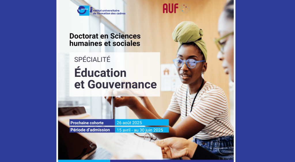 Doctorat Éducation & Gouvernance : Formez-vous pour transformer